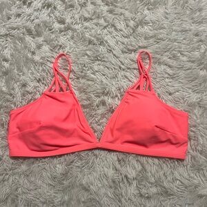 POPVIL Women's coral Strappy bikini top size XXL like new